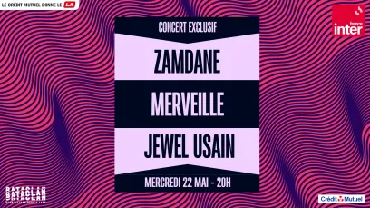 Zamdane, Merveille et Jewel Usain en concert au Bataclan