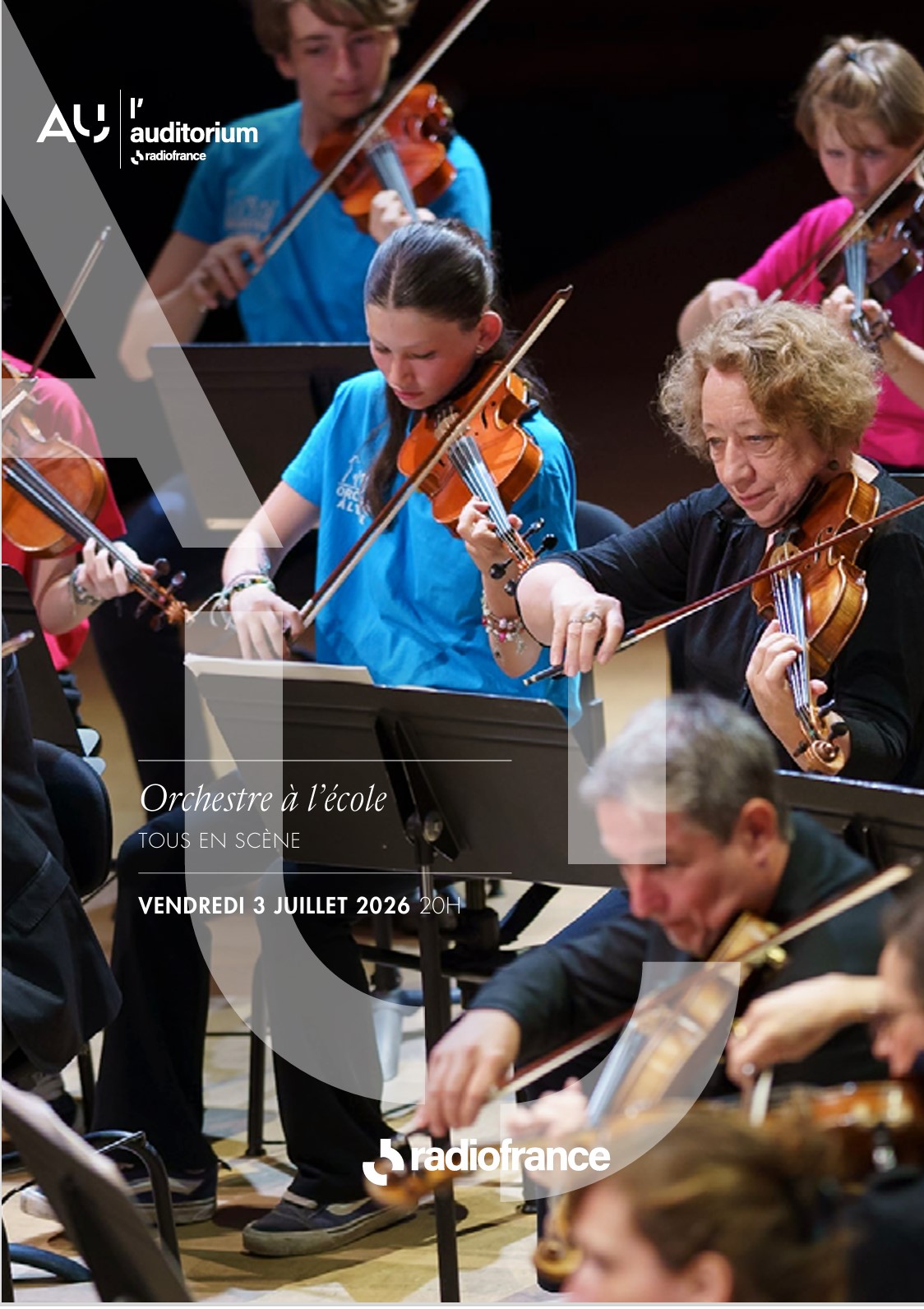 Programme de salle Orchestre a l ecole 3 juillet 2026