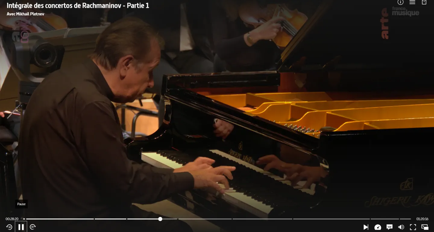 Capture video Rachmaninov Pletnev