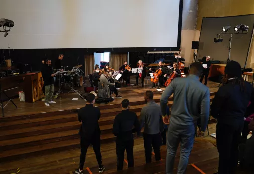 Intervention à la prison de Fresne de musiciens de l'Orchestre Philharmonique de Radio France