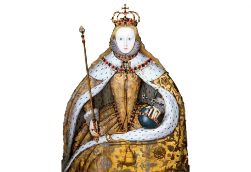 Elizabeth I in coronation robes