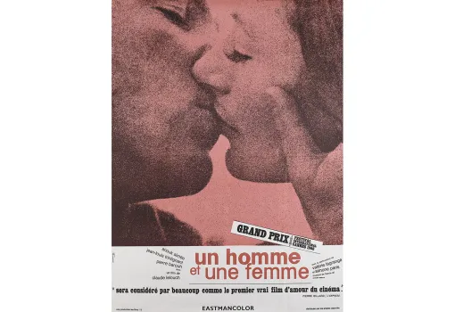 Affiche du film Un homme et une femme