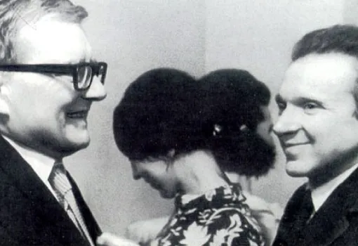 Dimitri Chostakovitch et Mieczysław Weinberg © D.R.