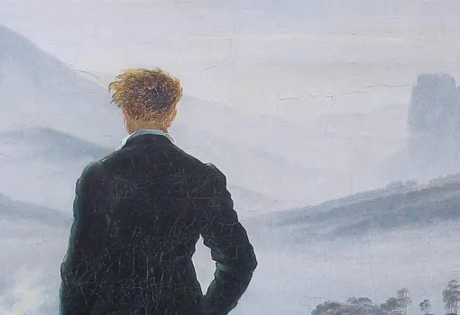 Le Voyageur contemplant une mer de nuages