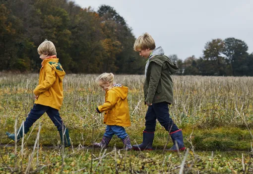 children walking
