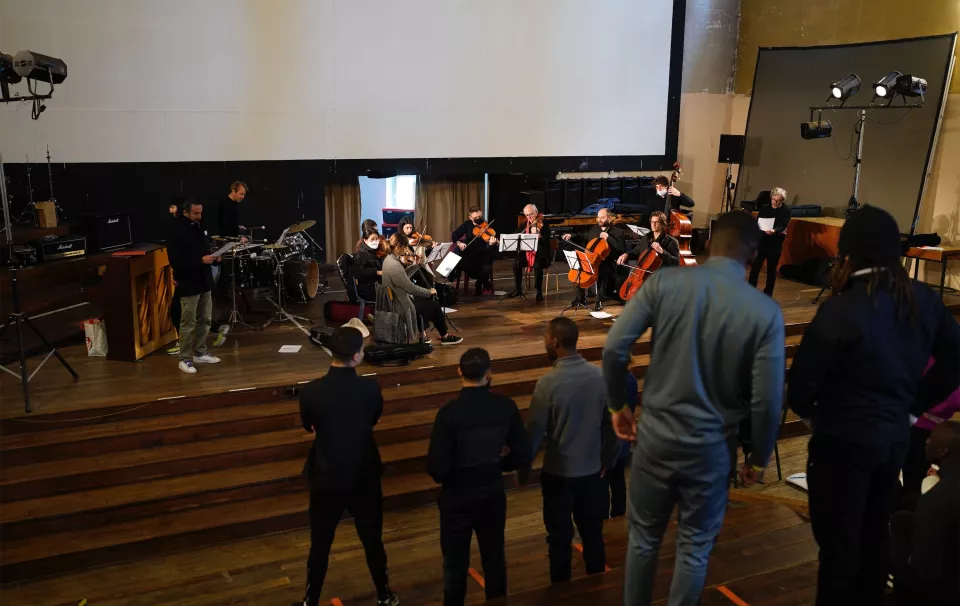 Intervention à la prison de Fresne de musiciens de l'Orchestre Philharmonique de Radio France