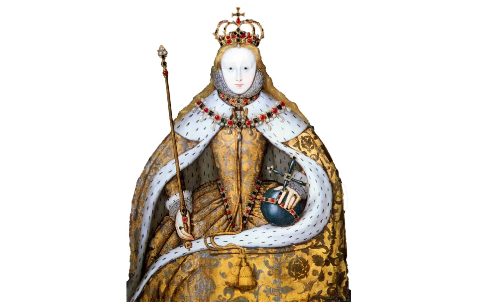 Elizabeth I in coronation robes