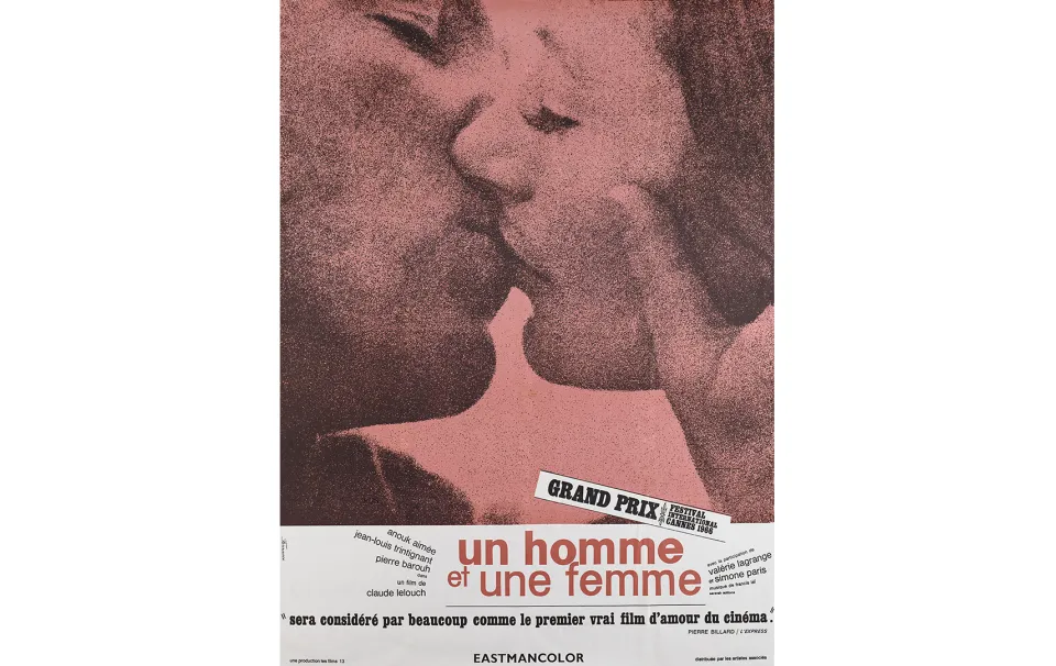 Affiche du film Un homme et une femme 
