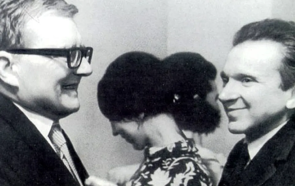 Dimitri Chostakovitch et Mieczysław Weinberg © D.R.
