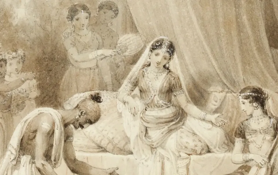 Lalla Rookh par Henry Corbould, Illustration de 1844 © Photo Royal Academy of Arts, Londres