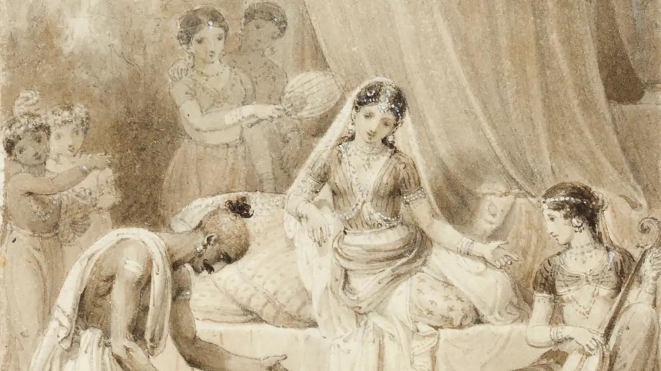 Lalla Rookh par Henry Corbould, Illustration de 1844 © Photo Royal Academy of Arts, Londres