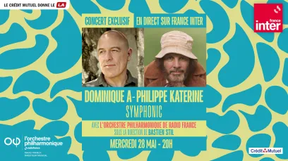 Concert de Dominique A et Philippe Katerine et le Philhar