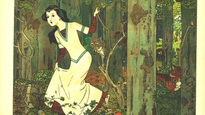 Blanche Neige - Illustration : Franz Jüttner / Creative commons