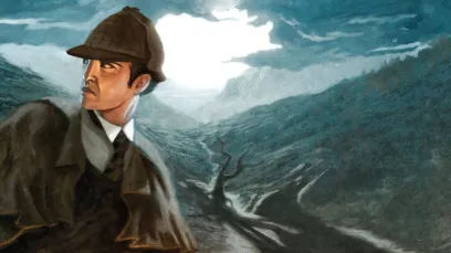 Illustration Le Chien des Baskerville - Arthur- Conan Doyle © Le Livre de Poche Jeunesse