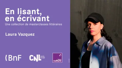 Masterclasse de Laura Vazquez, animée par Arnaud Laporte à la BnF François-Mitterrand (Paris)