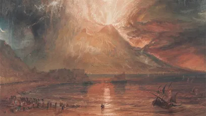 Joseph Mallord William Turner, L’Éruption du Vésuve, 1817-1820, New Haven, Yale Center for British Art