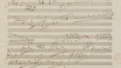 Ludwig van Beethoven, Cadence pour le premier mouvement du concerto pour piano et orchestre n°3, op. 37, manuscrit autographe, 1809 © Bibliothèque nationale de France