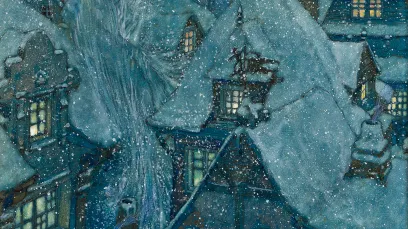 Illustration d’Edmond Dulac, dans La reine des neiges et quelques autres contes de Hans Christian Andersen, 1911. Bibliothèque nationale de France / Gallica