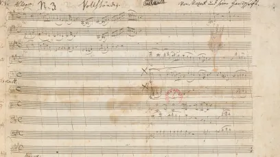 Wolfgang Amadeus Mozart, Concerto pour piano et orchestre en la majeur KV 488, Allegro, manuscrit autographe © Bibliothèque nationale de France