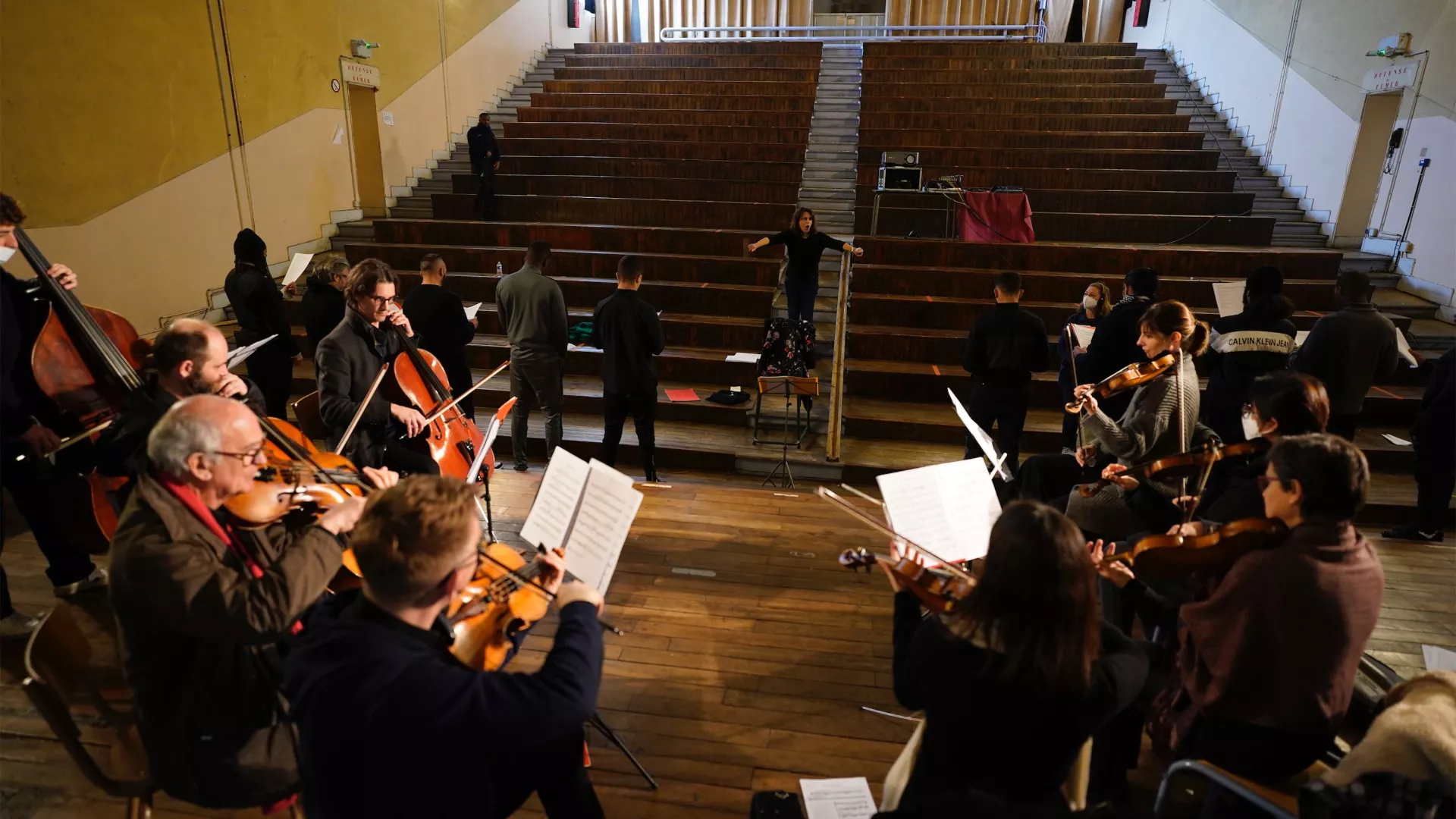 Retour en images sur une intervention des musiciens de l'OP en milieu carcéral