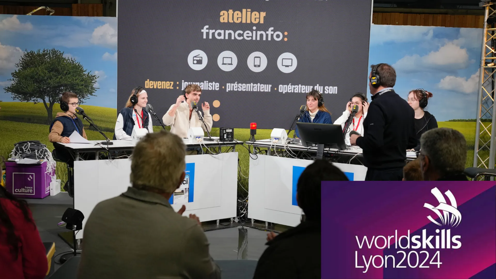 ateliers franceinfo Worldskills 2024