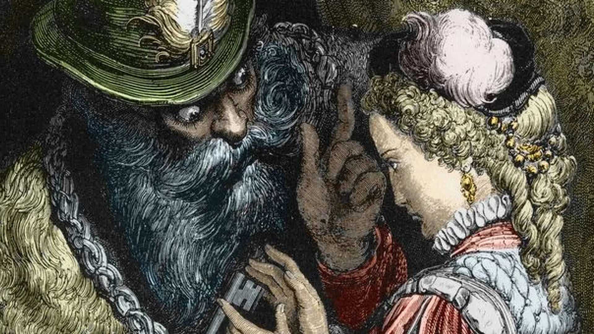 Barbe bleue de Charles Perrault - Gravure de Gustave Doré