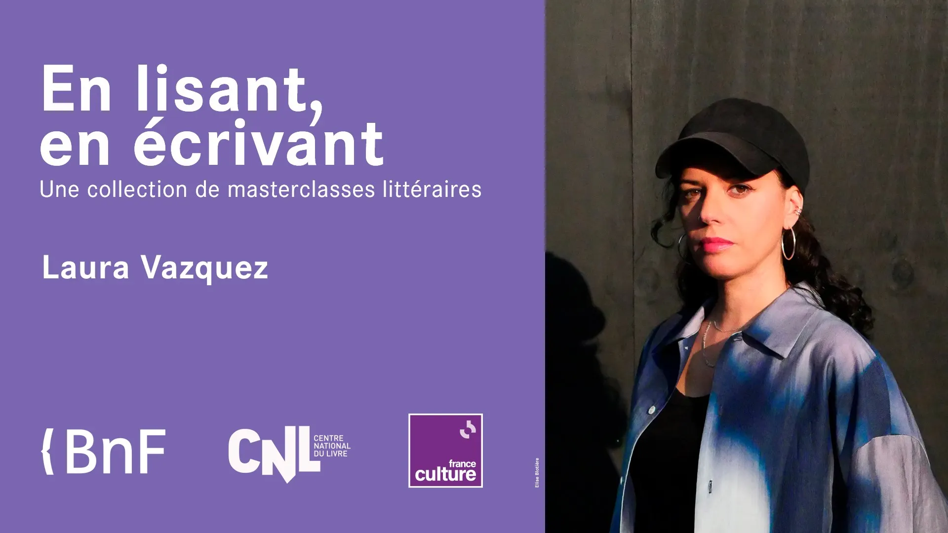 Masterclasse de Laura Vazquez, animée par Arnaud Laporte à la BnF François-Mitterrand (Paris)