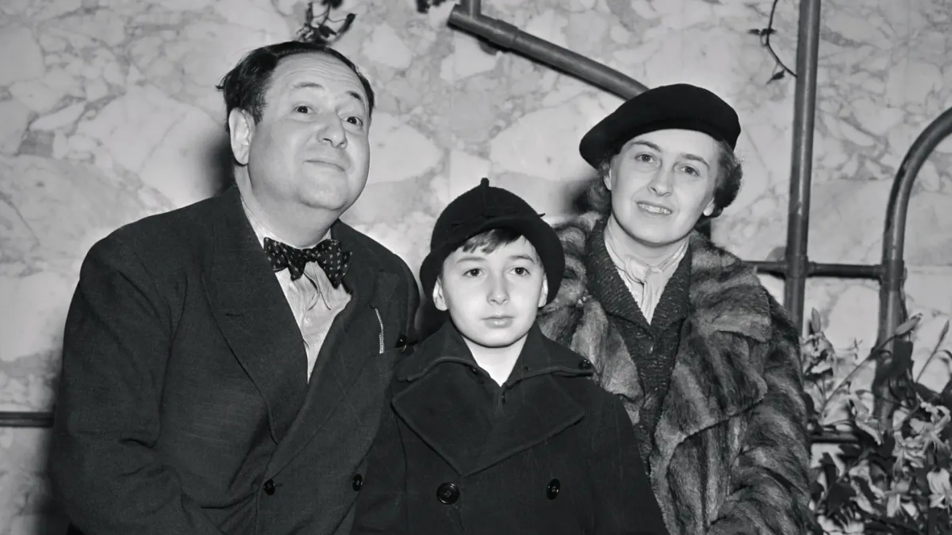 Erich Wolfgang Korngold avec sa femme et leur fils © Getty - Photo by Collection Bettmann