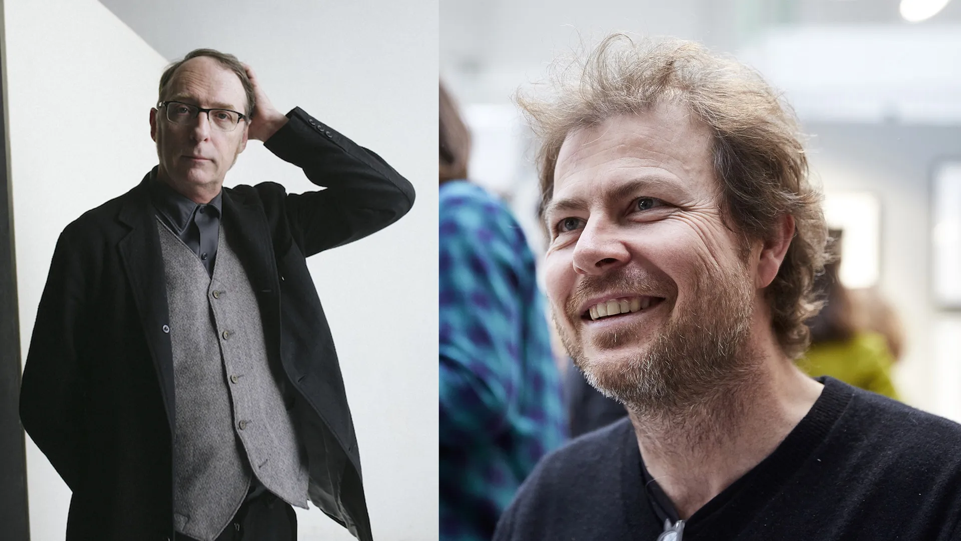Alain Bublex (Photo : Anissia Kuzmina) et Mathieu Pernot (Photo :&nbsp;Florian Drillon)
