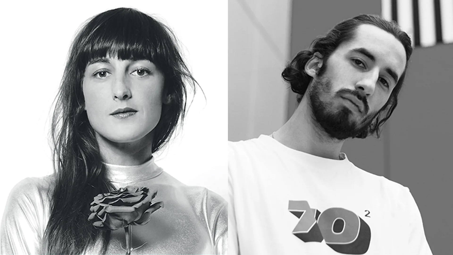 Lomepal (Photo : Julie Oona) et Juliette Armanet (Photo : E. Fichou et T. Mercier)
