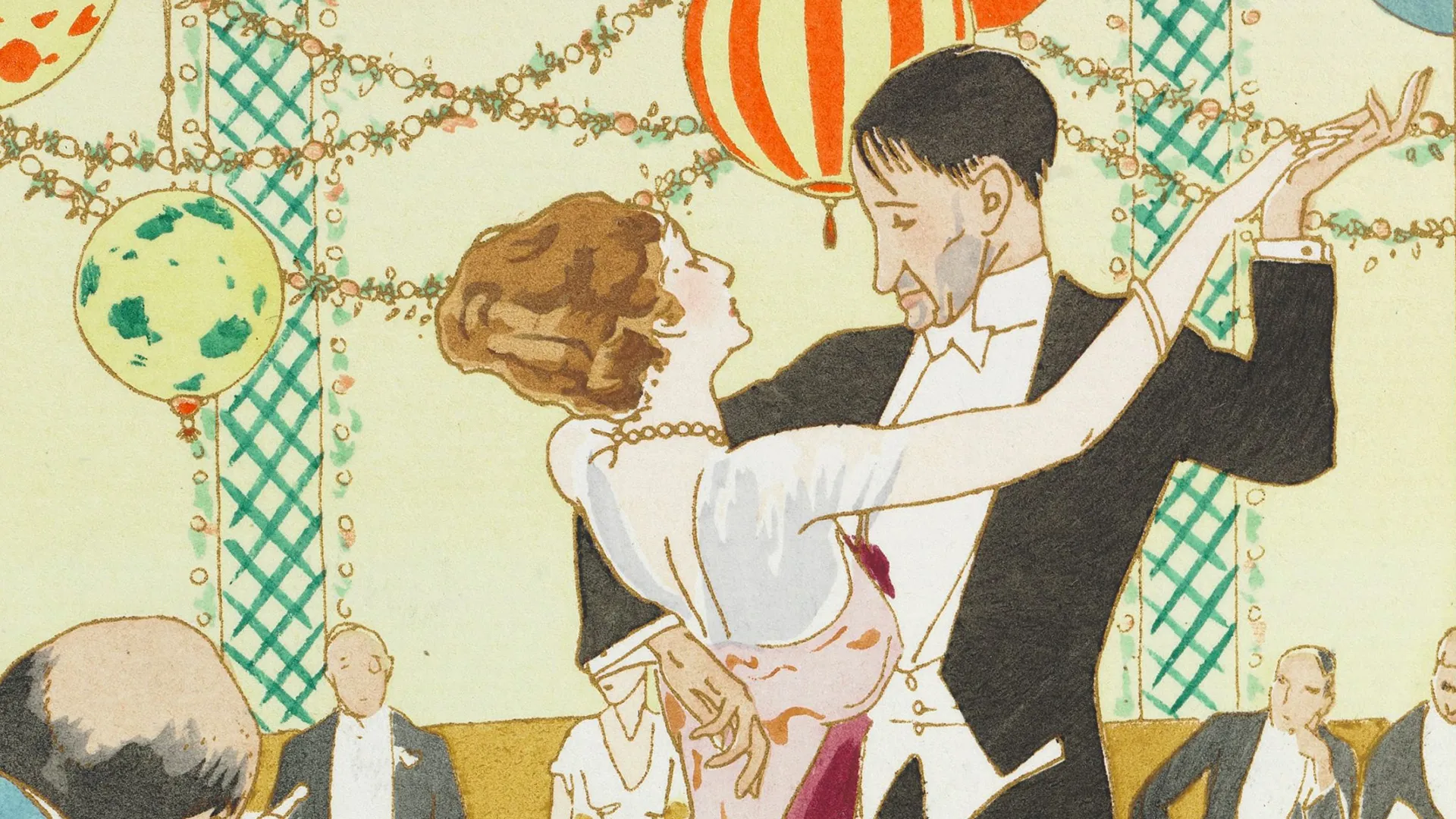 Le frisson nouveau. Robe de tango de Redfern
