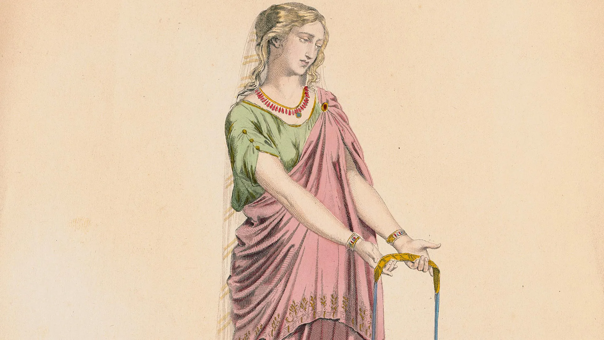 
Mithridate, rôle de Monime / Monnin (graveur), [Geffroy] (dessinateur), [1870], cette gravure est reliée en fronstispice dans&nbsp;Les Oeuvres de Jean Racine, 1870 (GRA.SCE.MF.0054) - ©Coll. Comédie-Française&nbsp;
