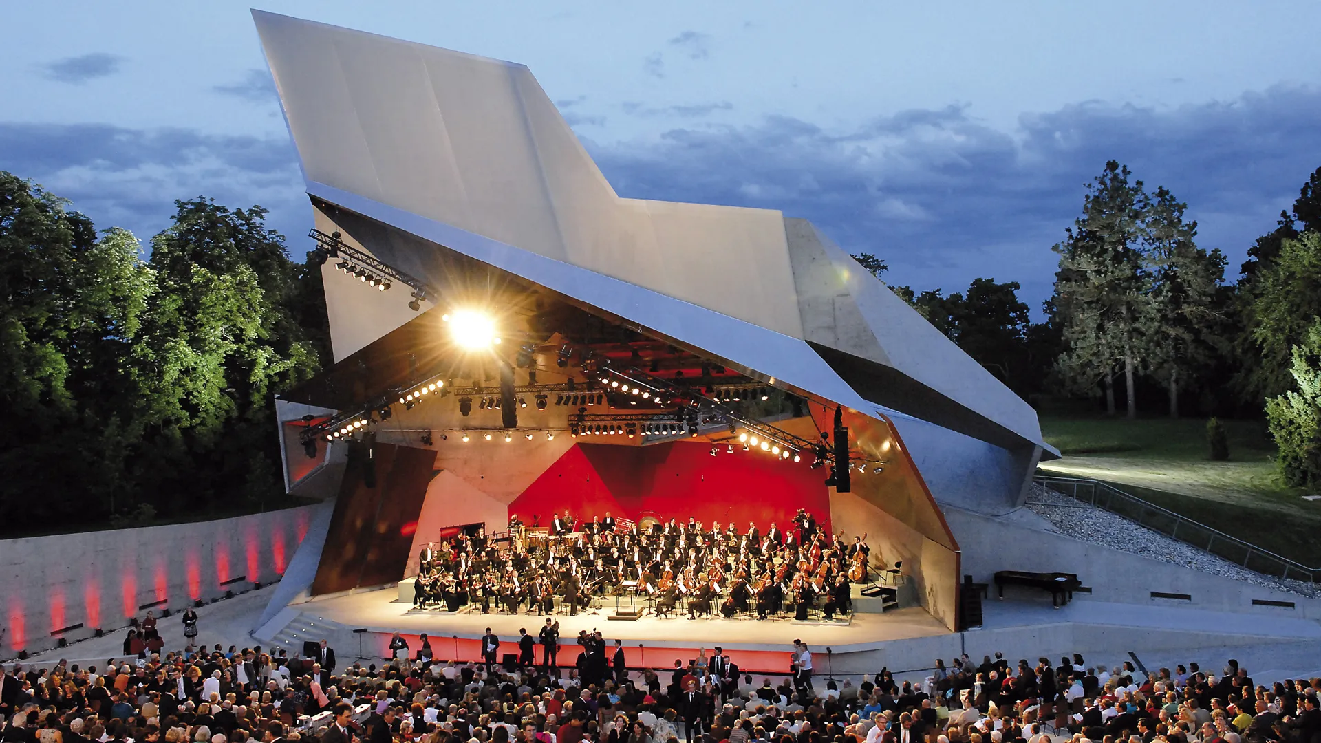 The open air stage "Wolkenturm" at the&nbsp;Grafenegg Music Festival
