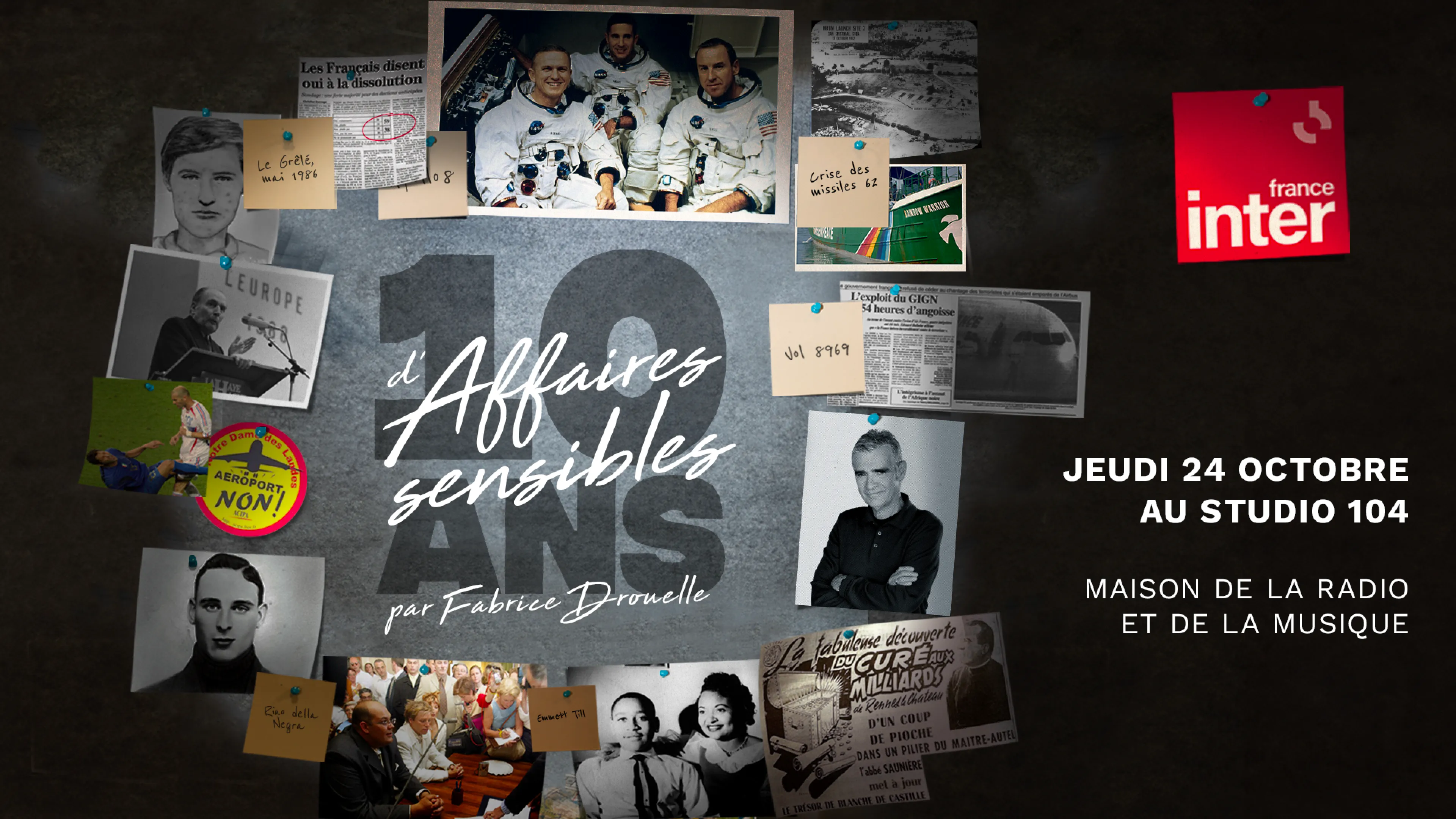 Affaires sensibles 10 ans - France Inter