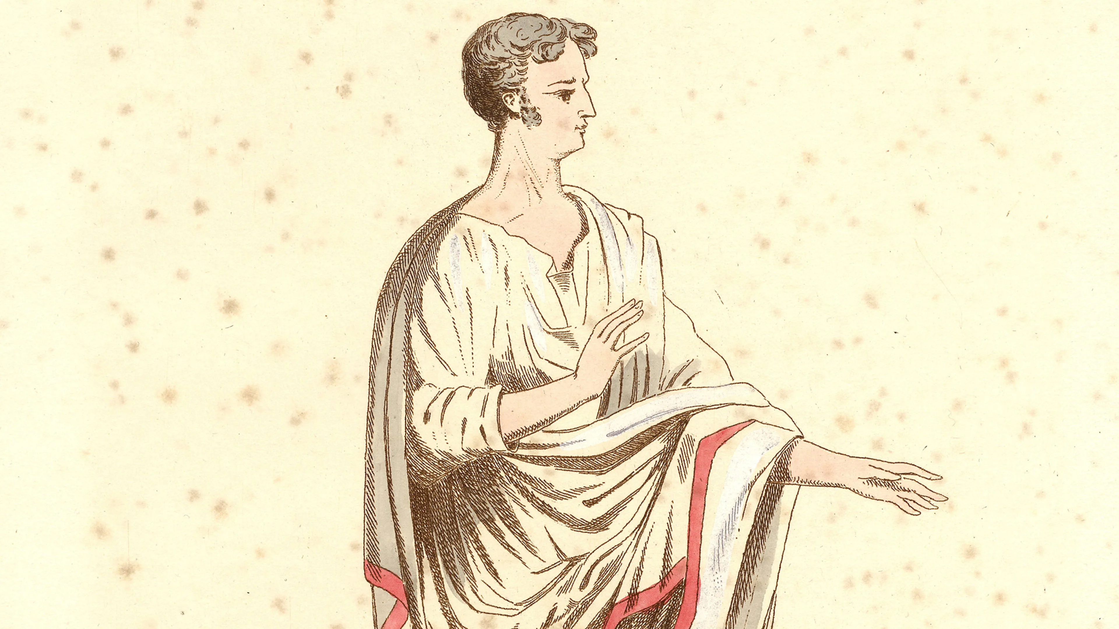 Talma en Cinna - Gravure de Guillaumot fils (1885)
