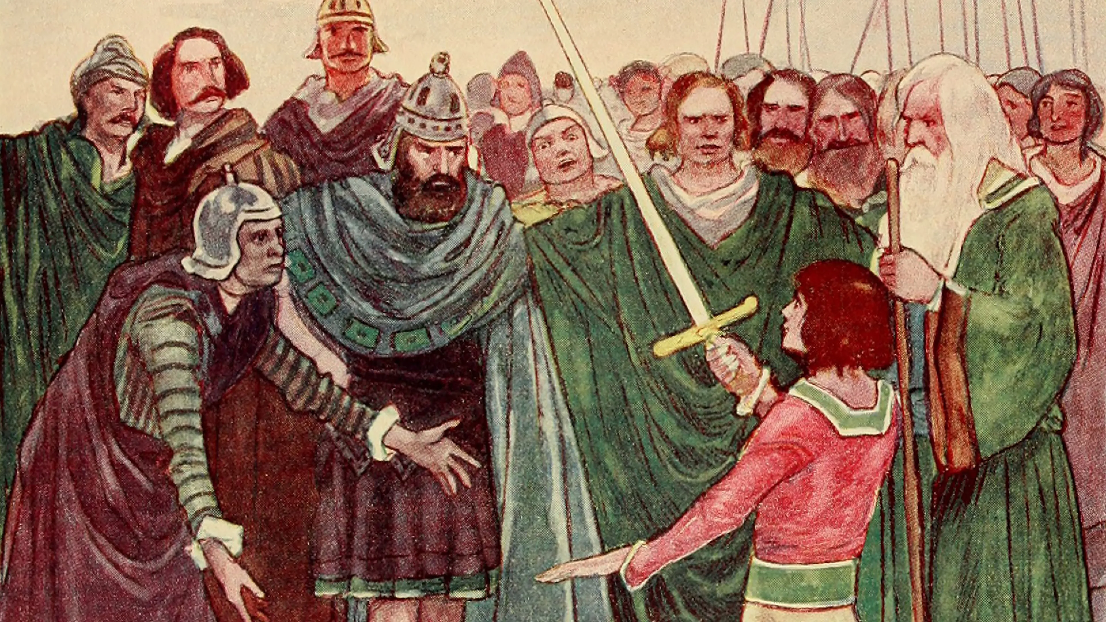 an_island_story_a_childs_history_of_england_1906_14801002423-o.jpg Arthur retirant l’épée Excalibur du rocher.