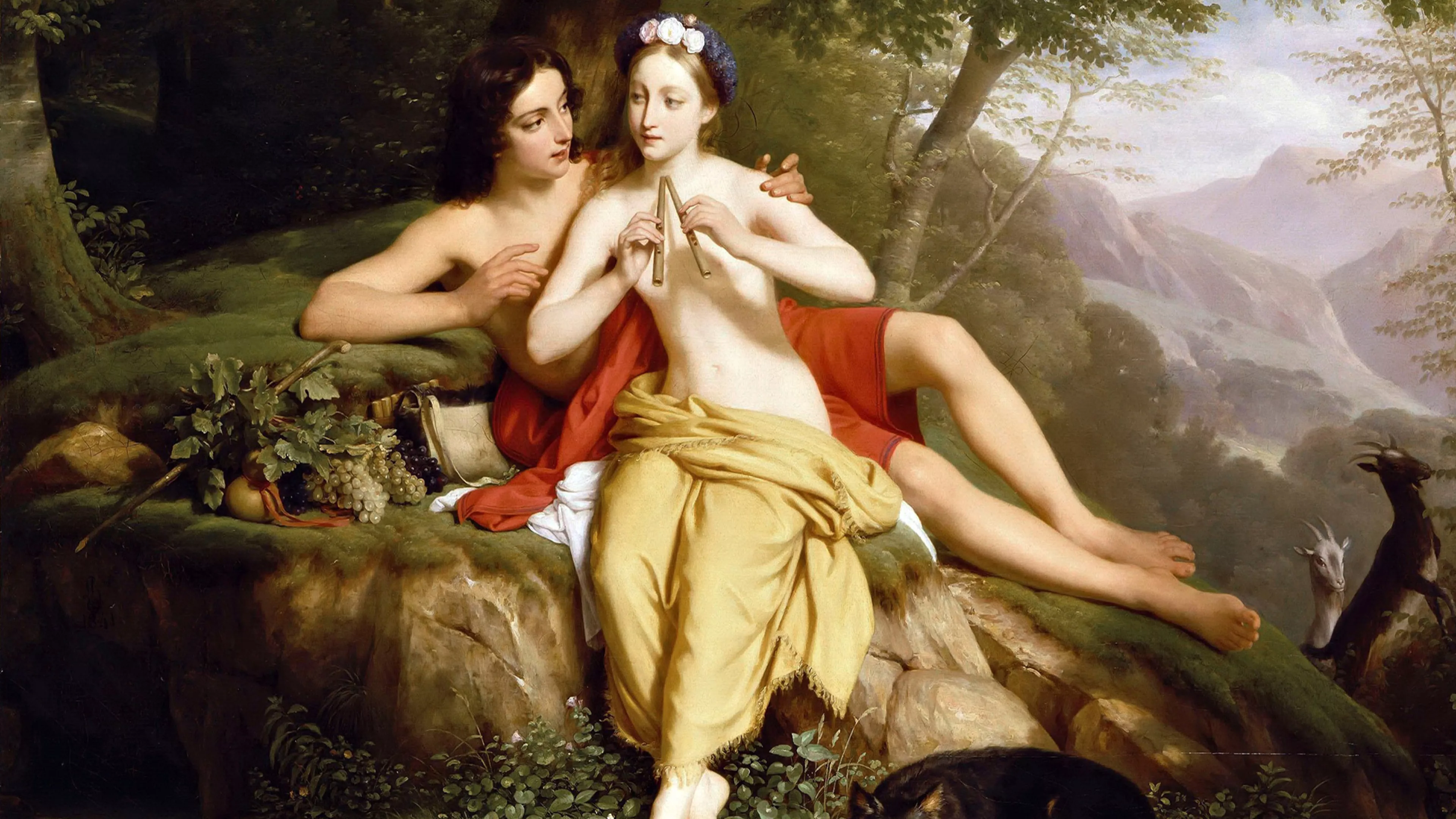 Louis Hersent (1777-1860) - Daphnis et Chloe
