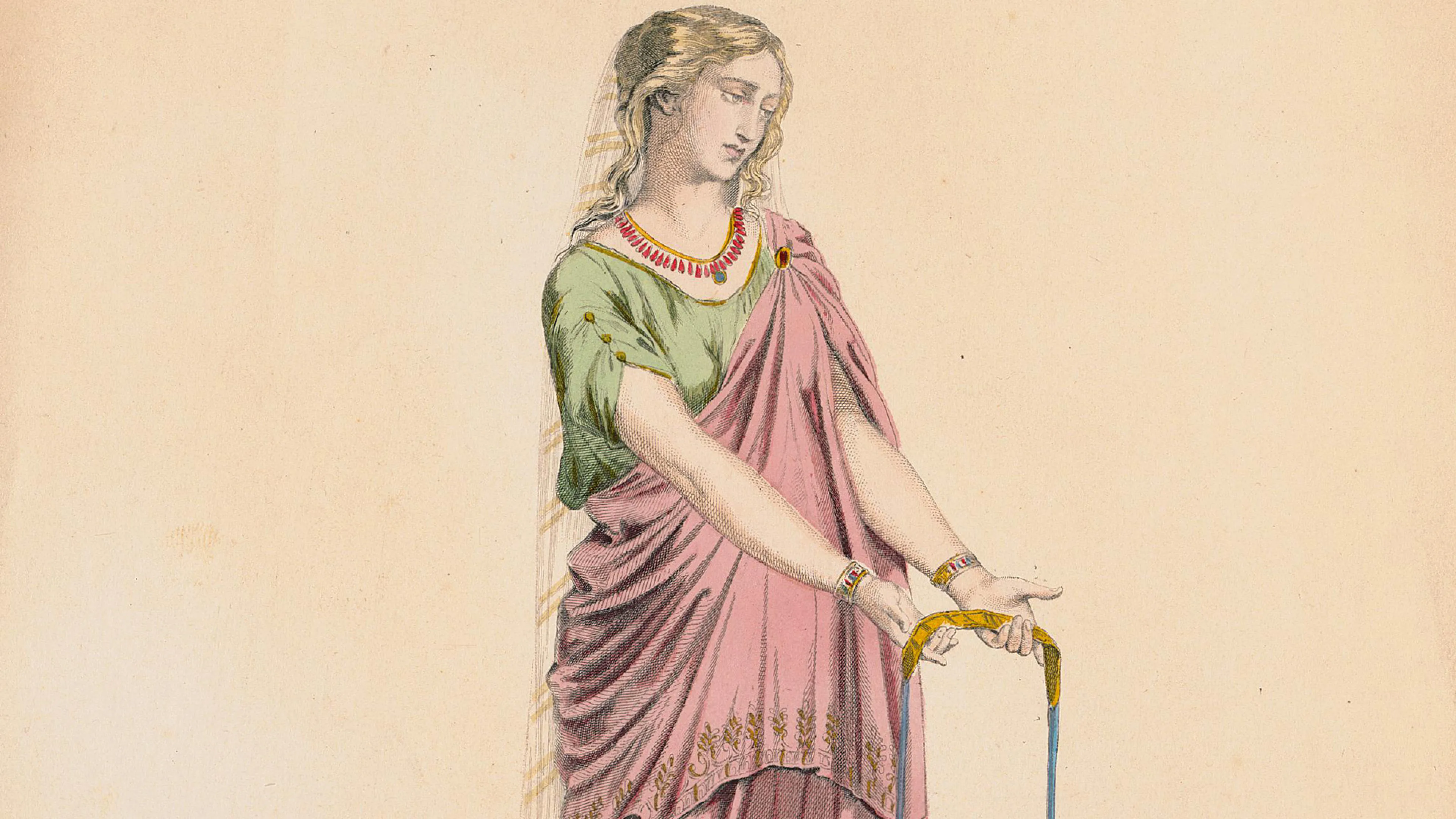 
Mithridate, rôle de Monime / Monnin (graveur), [Geffroy] (dessinateur), [1870], cette gravure est reliée en fronstispice dans&nbsp;Les Oeuvres de Jean Racine, 1870 (GRA.SCE.MF.0054) - ©Coll. Comédie-Française&nbsp;
